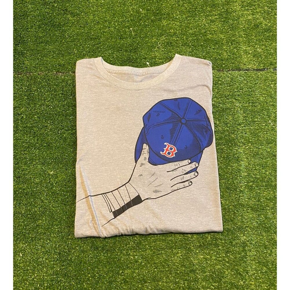 Boston Red Sox shirt mens extra large gray Baseballism lightweight MLB U